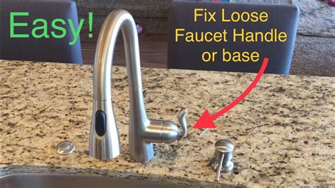 how to tighten moen kitchen faucet|How To Tighten A Loose Moen Single Handle Kitchen Faucet